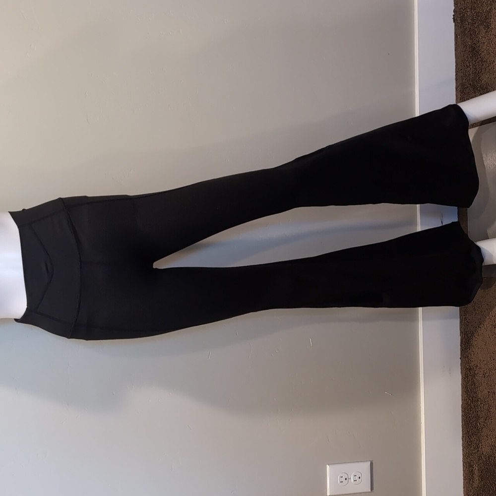 SHEIN Black Athletic High Waisted Flared Yoga Pants Size Medium